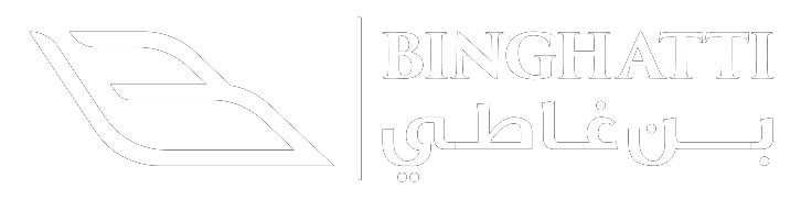 Binghatti logo white